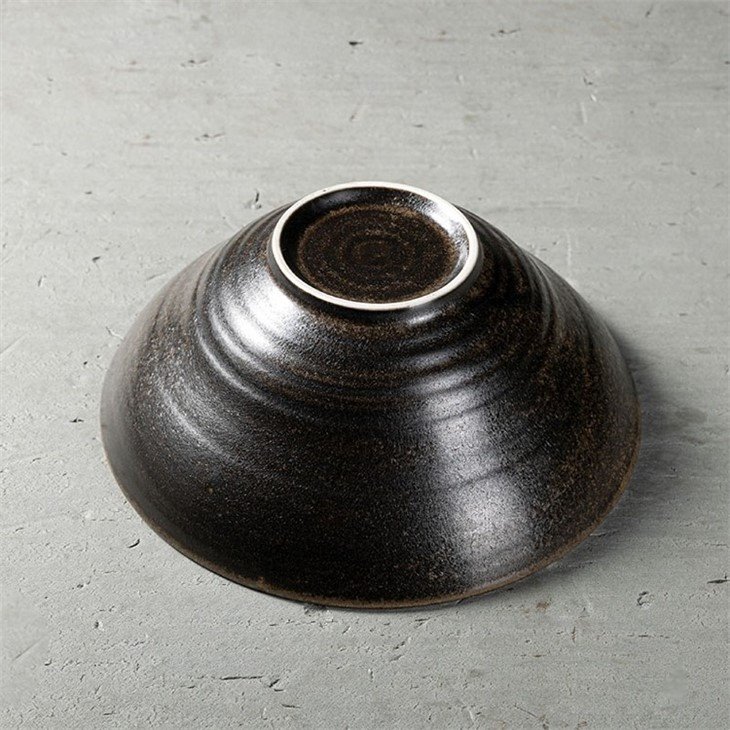 black ceramic bowl 2
