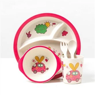 Vajilla infantil de melamina