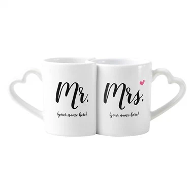 Juego de tazas de pareja Cool Anniversary