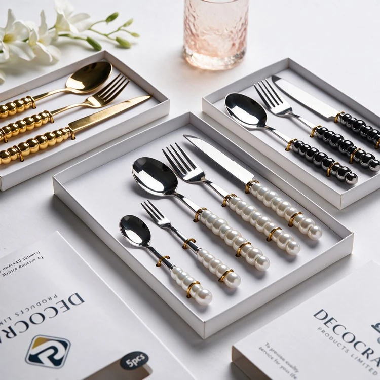 Ceramic Handle Cutlery Set high quality
