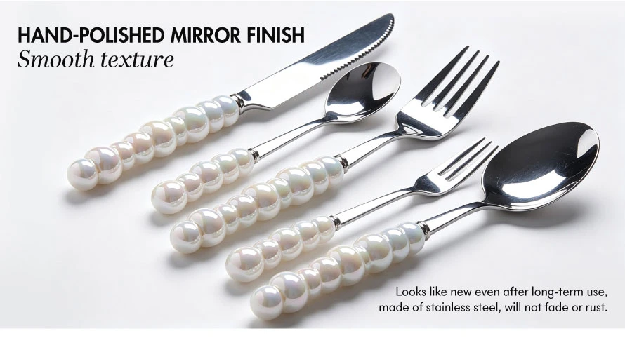 ceramic handle cutlery set 3