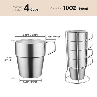 Taza de campamento inoxidable